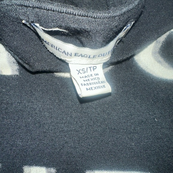 American Eagle Good Vibes Only Crop Top - Picture 4 of 7